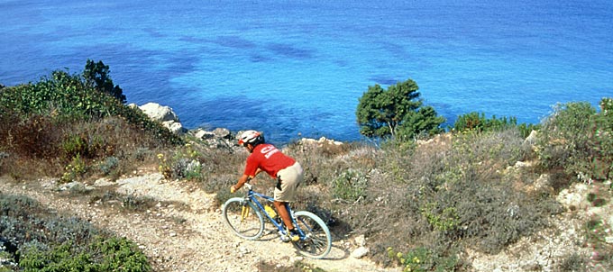 Mountainbike auf Elba